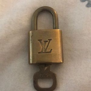 Authentic LV lock and key